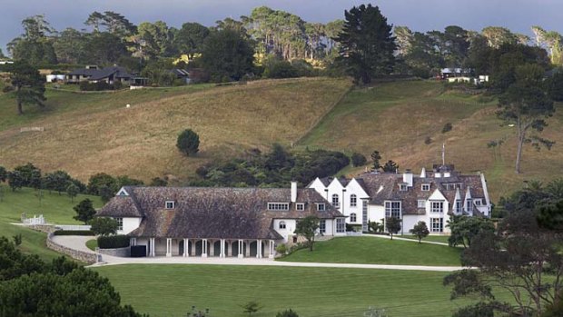 The Dotcom Mansion, home of Kim Dotcom.