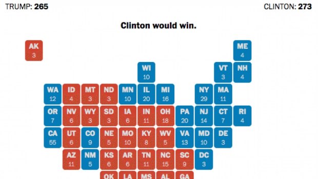 How Clinton could win. 