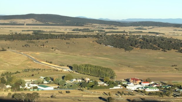 Panoramic view over Taralga, Capital Country