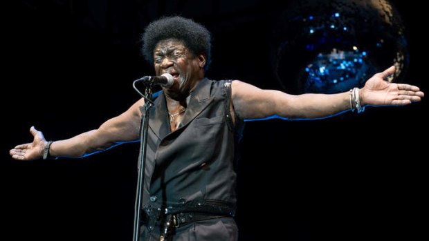 Incredible energy ... Charles Bradley at the Sydney Festival's opening concert in the Domain.