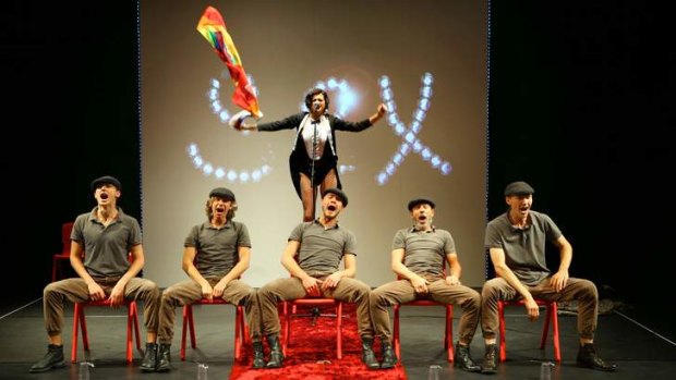 The Belarus Free Theatre performs <i>Minsk</i> at Arts Centre Melbourne's Fairfax Theatre as part of the Melbourne Festival.