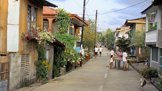 A Boac street, Marinduque, Philippines.