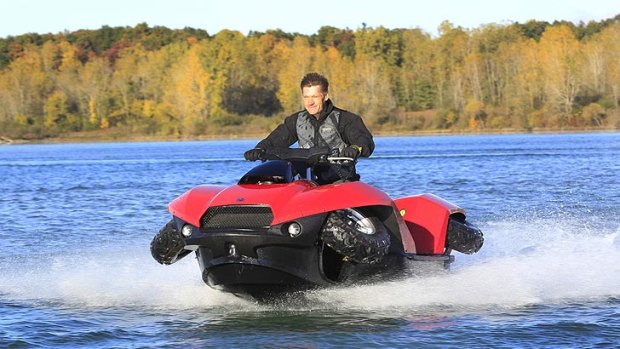 The Quadski has been billed as the first commercially available, high-speed amphibious vehicle by its makers. Its makeer hope it will be on sale worldwide by 2014.