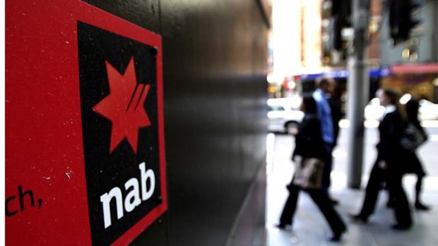 Support for strategy: the NAB chairman said institutions were backing the bank.