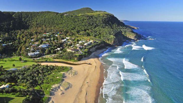 By the sea: Stanwell Park Beach Reserve.