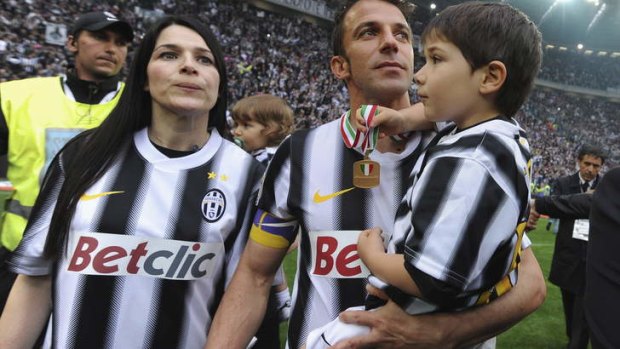 Alessandro Del Piero said farewell to Juventus in 2012.