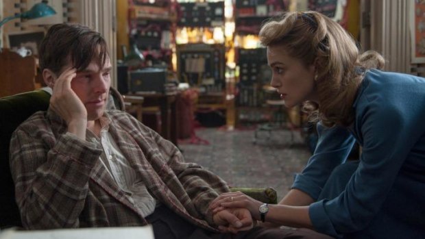 Puzzles galore: Benedict Cumberbatch and Keira Knightley in the <i>The Imitation Game</i>.