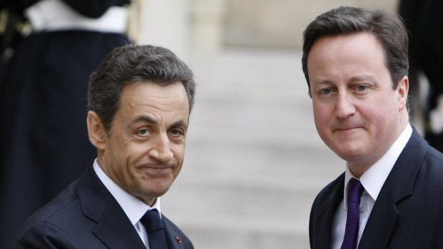 French President Nicolas Sarkozy and British Prime Minister David Cameron had a furious two-hour row.