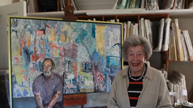 ‘‘She is considered something of a national treasure in Hungary’’ ... Judy Cassab and her 1995 Portrait of Kevin Connor.