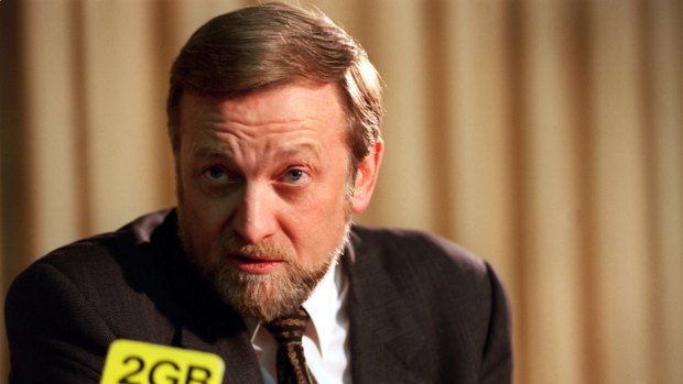 The then Minister for Foreign Affairs Gareth Evans.