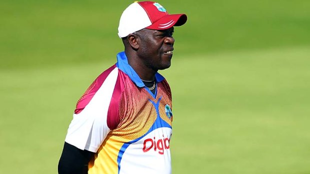 Frustrated ... West Indies coach Ottis Gibson.
