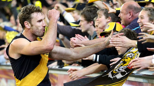 Tiger veteran Shane Tuck has been 'doing everything right', according to coach Damien Hardwick.
