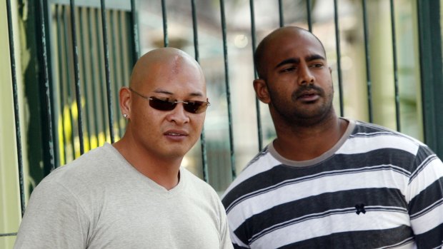 Must wait to learn fate ... Australian death row inmates Andrew Chan (left) and Myuran Sukumaran (right) in Kerobokan prison in Bali, Indonesia in 2011.