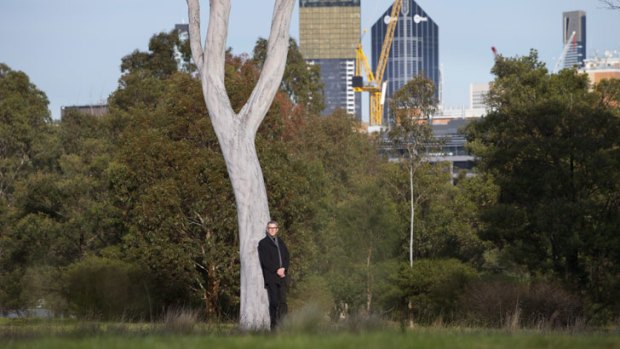 Landscape architect Ron Jones, who designed part of Royal Park.