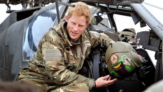 Prince Harry ... admitted killing in Afghanistan.