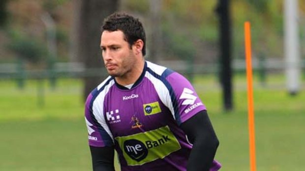 Prop Brett White, who was released by the Melbourne Storm yesterday.