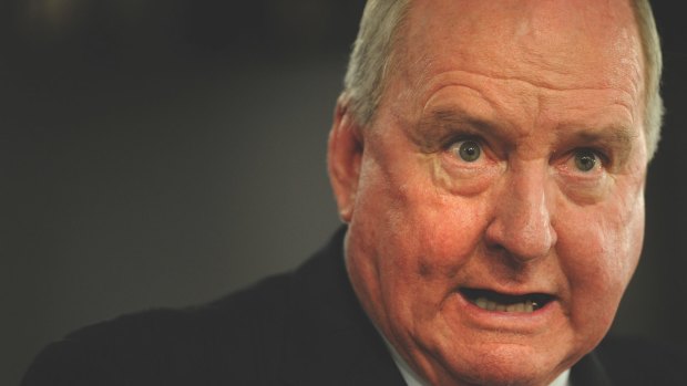 Under fire: Alan Jones.