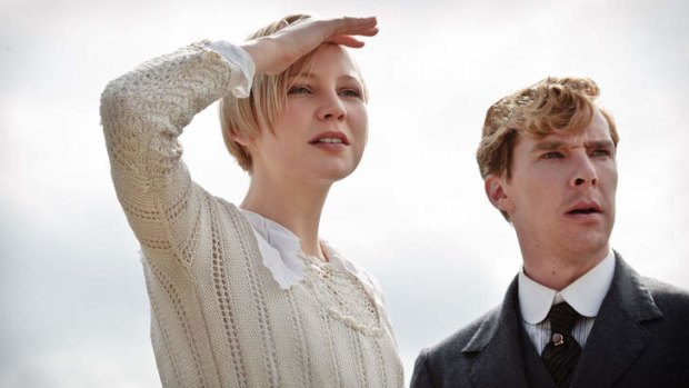 In search of viewers ... Adelaide Clemens and Benedict Cumberbatch in the acclaimed period drama.