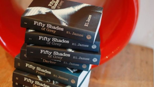 Bestseller ... <i>Fifty Shades of Grey</i> by EL James.