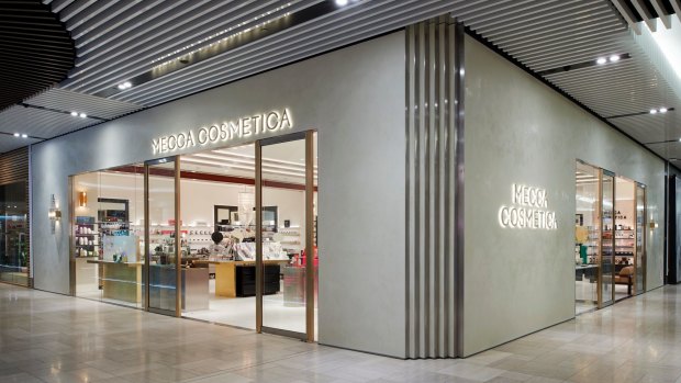 The new Mecca Cosmetica store at Emporium Melbourne.