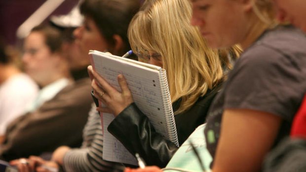 Class sizes could safely get larger as students progress, says new chair of Universities Australia, Sandra Harding.