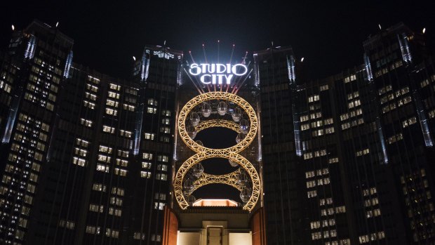 Melco Crown's Studio City casino in Macau.