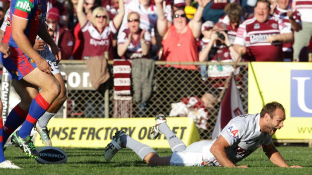 Fortress Brookvale... Only three teams have beaten Manly at home this season.
