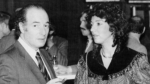 Controversial: Marc Rich is seen together with his then-wife Denise in February 1985.