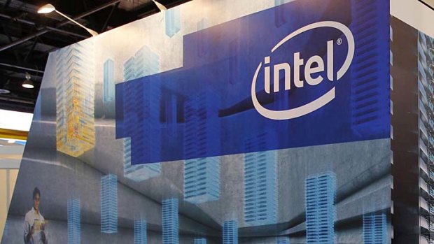 Intel ... hit by a struggling global economy.