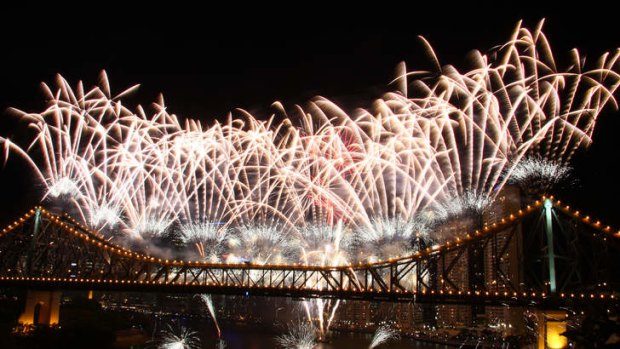 The Story Bridge during Riverfire.