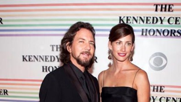 Second marriage ... Eddie Vedder has married long-term partner Jill McCormick.