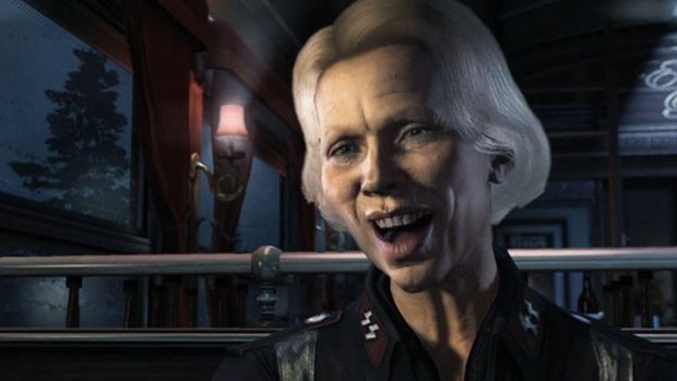 My, that's a flattering freeze-frame from Wolfenstein: The New Order. Care to say something funny about it?