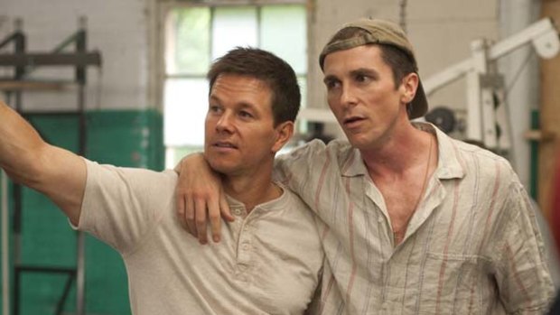 Mark Wahlberg and Christian Bale in The Fighter.