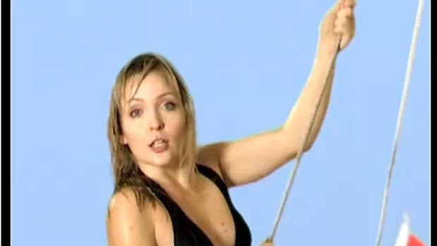 Julia Yalovitsyna in a still from her application video.