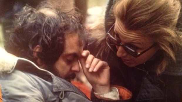 June Randall with Stanley Kubrick.

