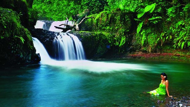 Samoa has an abundance of waterfalls.