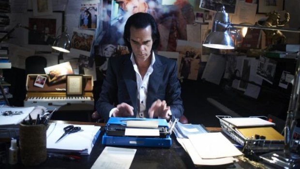 Nick Cave in a scene from the film <i>20,000 Days on Earth</i>.