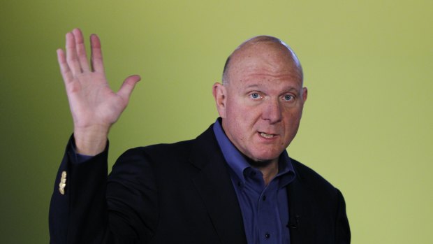 "Now is the right time": Microsoft CEO Steve Ballmer.