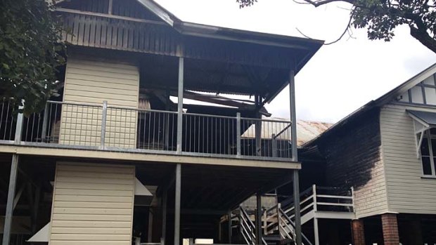 Eagle Junction State School was damaged in a suspicious fire.