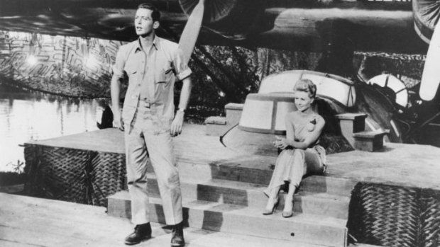 Island idyll: Americans enjoy an exotic South Pacific Island during World War II in the musical, <i>South Pacific</i>.
