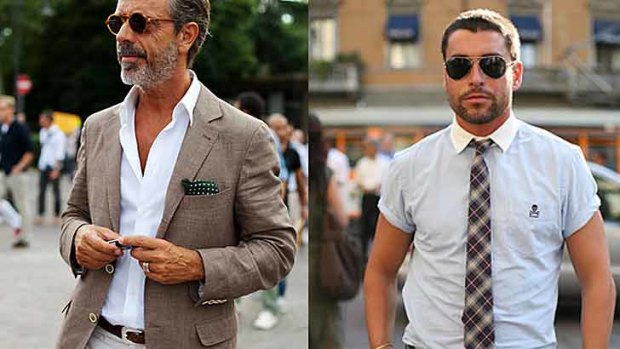 There are many ways to add casual chic to your business attire, but always err on the "business" side of casual.