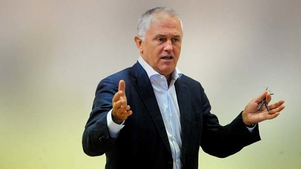 Demanding change: Malcolm Turnbull called for the resignation of the NBN board last week.
