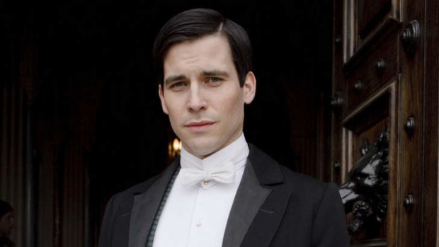 Scheming and suppressed ... Rob James-Collier as Thomas Barrow  in <i>Downton Abbey</i>.