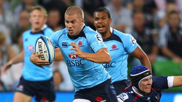 Drew Mitchell was outstanding for the NSW Waratahs.