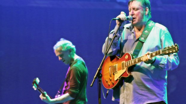 The Sunnyboys performing at the Sydney Opera House for Vivid Live.