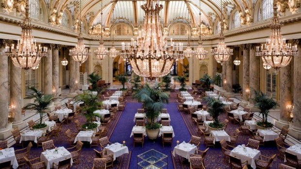 Fit for a king: Garden Court, Palace Hotel San Francisco.
