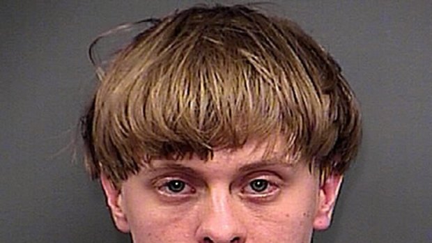 Dylann Roof in a mug shot from after the June 2015 shooting. 