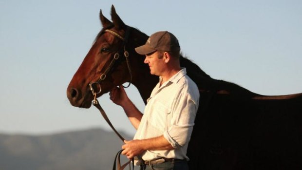 Happy days:Trainer Rod Northam, seen here with  Tinszelda, guided Big Money to NSW Country Horse of the Year honours.
