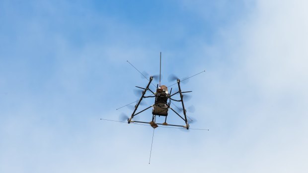 The drone gathers data from a transmitter weighing less than one-kilogram that can track a range of species too small for satellite tracking or too wide-reaching for traditional on-foot methods