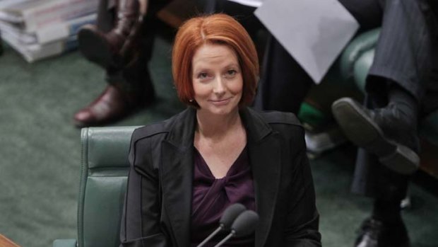 Hard sell ... Julia Gillard has warned Labor backbenchers that it will take months to transform Labor's electoral fortunes, despite the likely passing of a carbon deal.